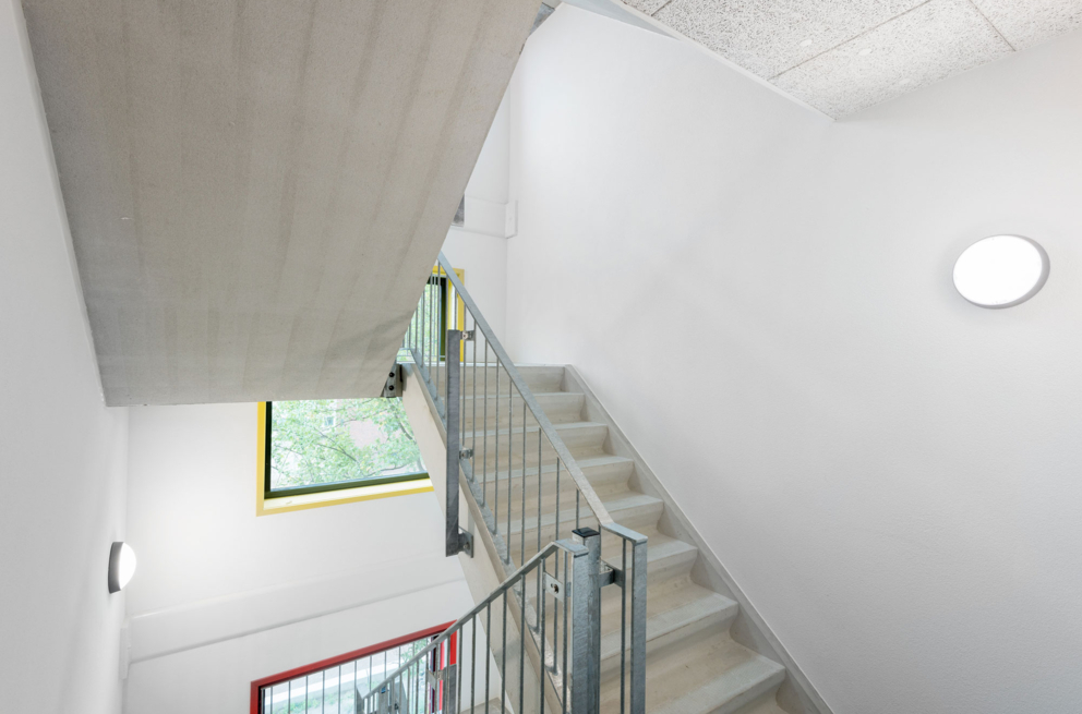 Lightronics dott armatuur in appartementencomplex tilburg talentsquare