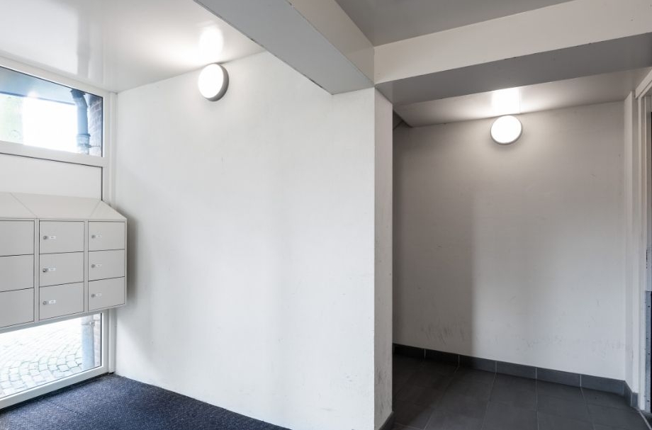 Lightronics DOTT armatuur in een appartementencomplex van waterweg wonen