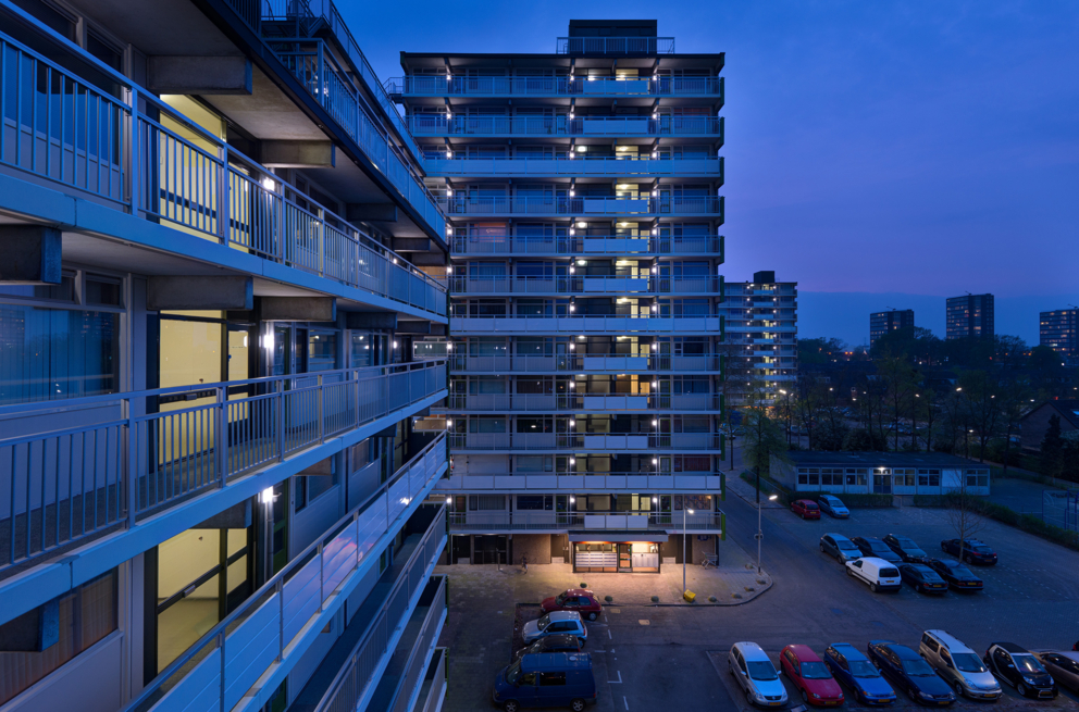 Lightronics TPS armaturen in een appartementencomplex in Zwanenveld in Nijmegen