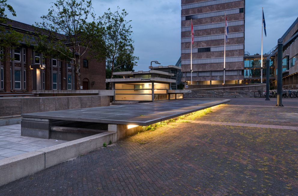 Lightronics Satego armaturen op het stadshuisplein in eindhoven