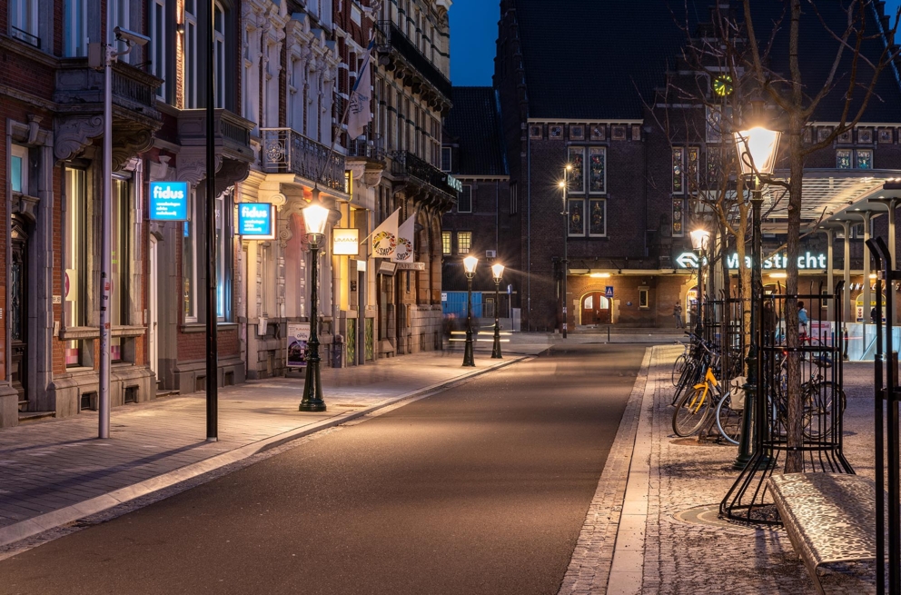 Lightronics OMA armaturen in de binnenstad van Maastricht