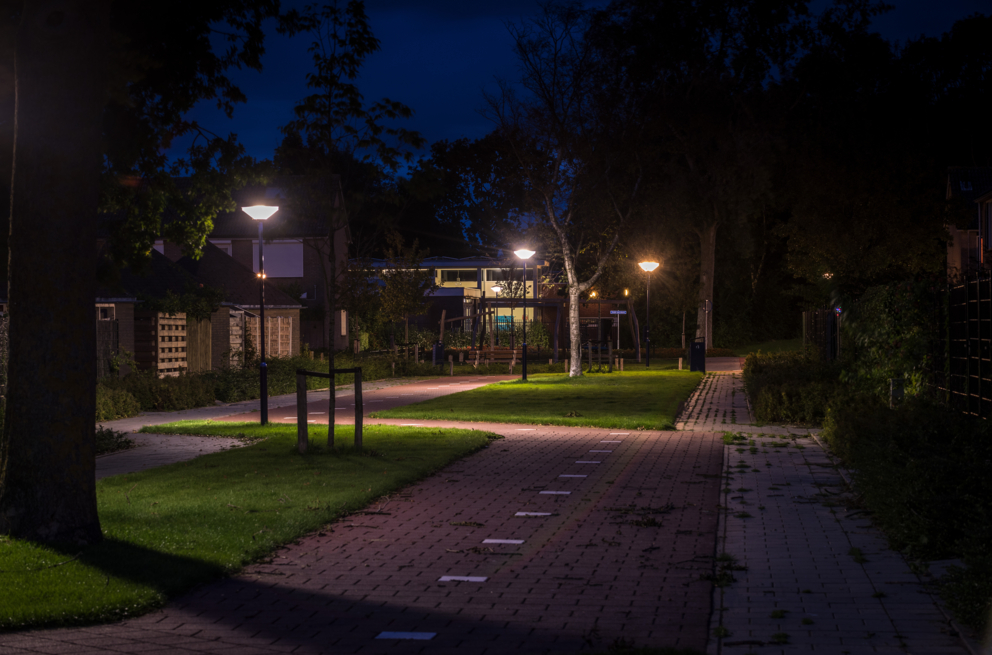 Lightronics KFK armaturen in woonstraat in Zierikzee