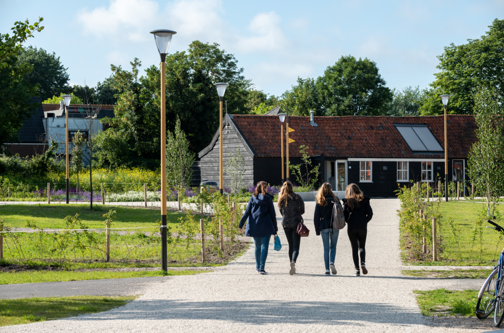 Lightronics Prunus A3 armaturen in park Tuin van Renesse