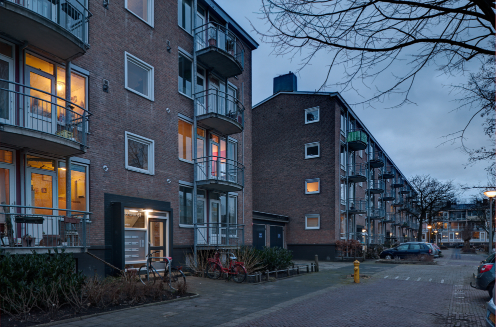 Lightronics PVX armaturen in een appartementencomplex aan de Camerlinghstraat in Delft