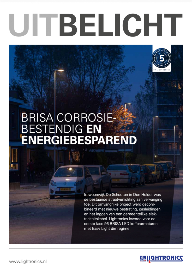 Lightronics uitbelicht BRISA Den Helder