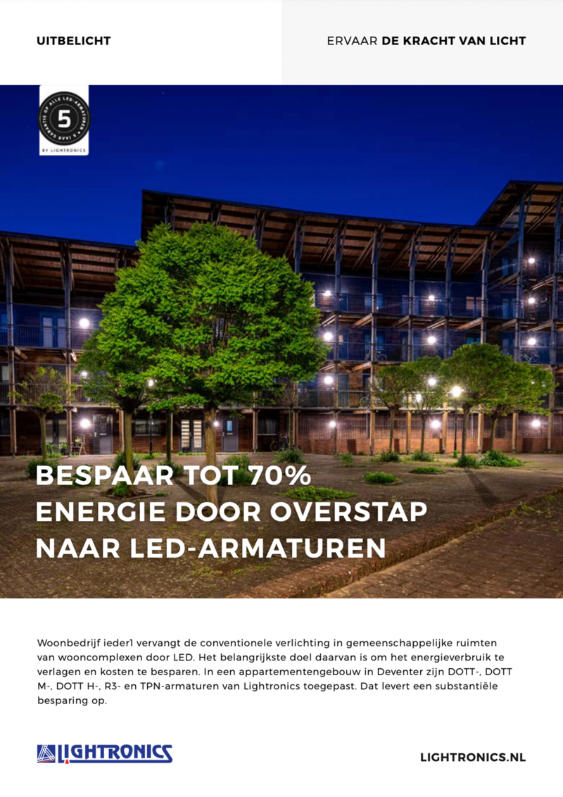 Lightronics uitbelicht Hoge Rij Deventer