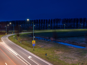 Lightronics BRISA en BRISA PLUS armaturen langs de snelweg in Borsele