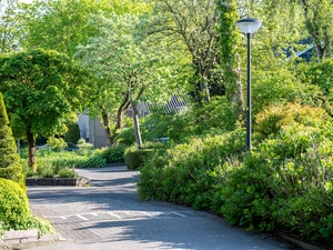 Lightronics CEDER A2 armaturen langs in weg in het Fabritiuspark in Heerhugowaard