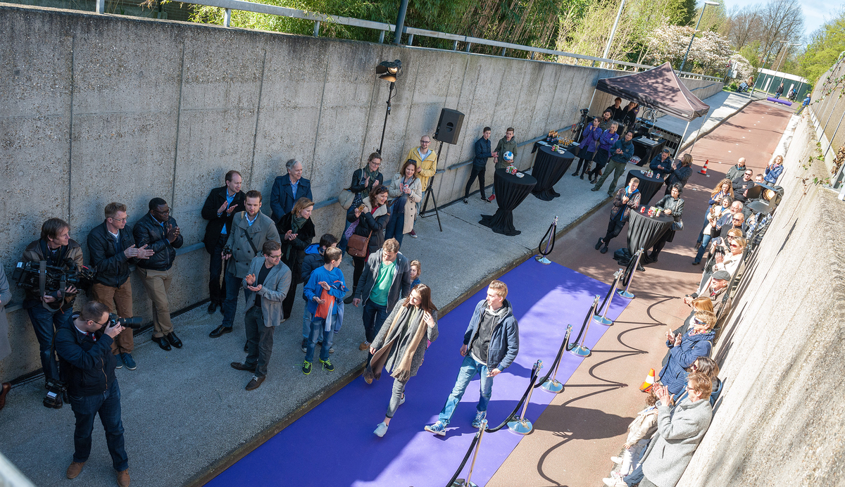 Lightronics opening tunnel in Weesp