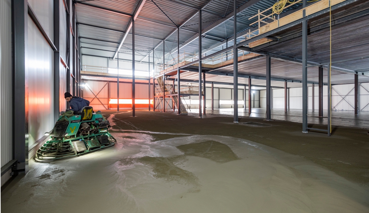Lightronics armaturen in een hal