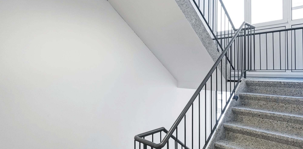 Lightronics TPB armatuur in een trappenhuis Lightronics TPB armatuur in een trappenhuis