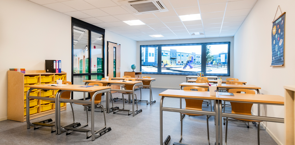 Lightronics armaturen Toepassing Klaslokaal