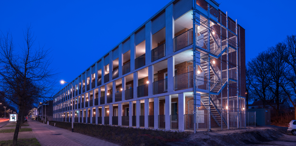 Lightronics GEO armaturen in een zorgcomplex in Tilburg