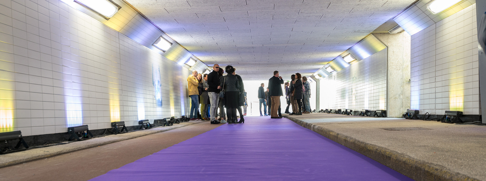 Lightronics opening tunnel in Weesp