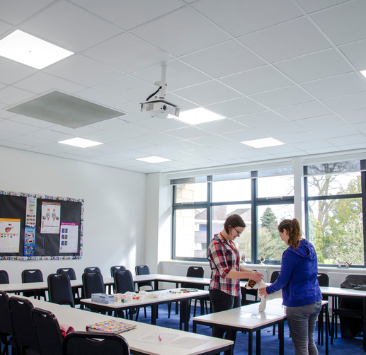 Lightronics armaturen in het onderwijs