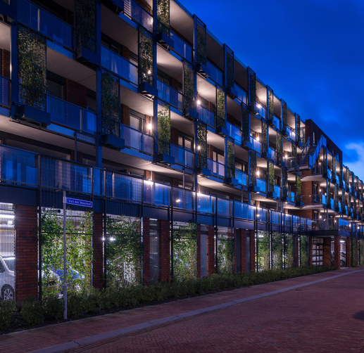 Lightronics TTN Retrofit armaturen in een appartementencomplex in Katwijk
