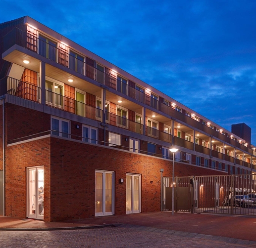 Lightronics TPK armatuur in een appartementencomplex