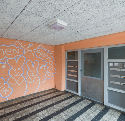 Lightronics TPB armatuur buiten entree Utrecht Mitros